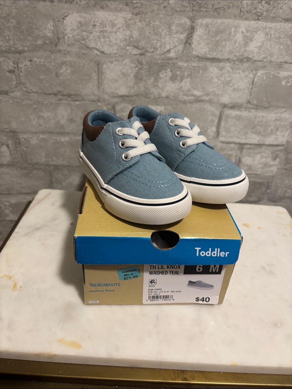 Toddler Light Blue Sneakers